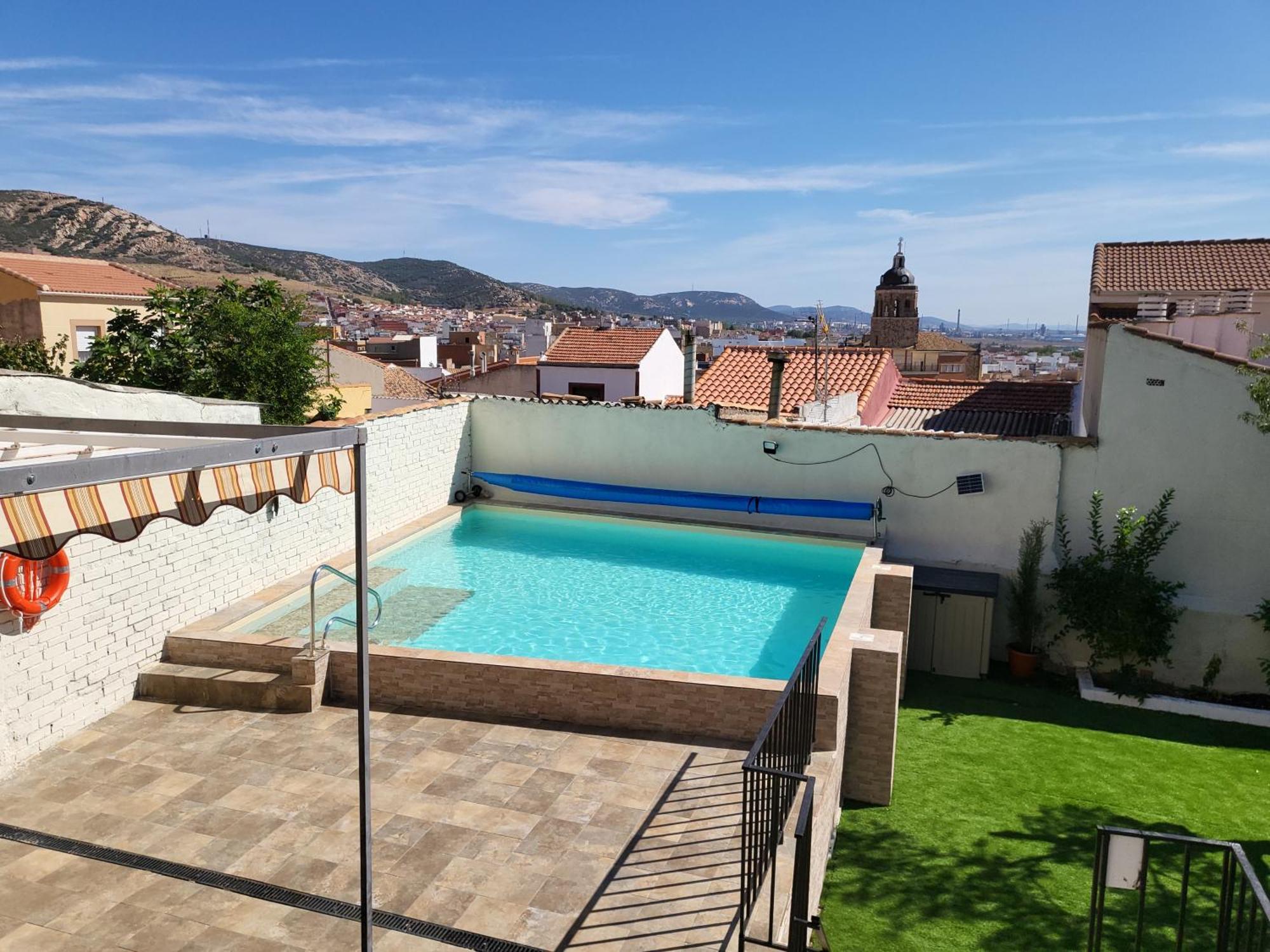 Casa Oasis Puertollano, Una Casa Rural En Puertollano, Agradable, Con Piscina En Zona Tranquila Екстер'єр фото
