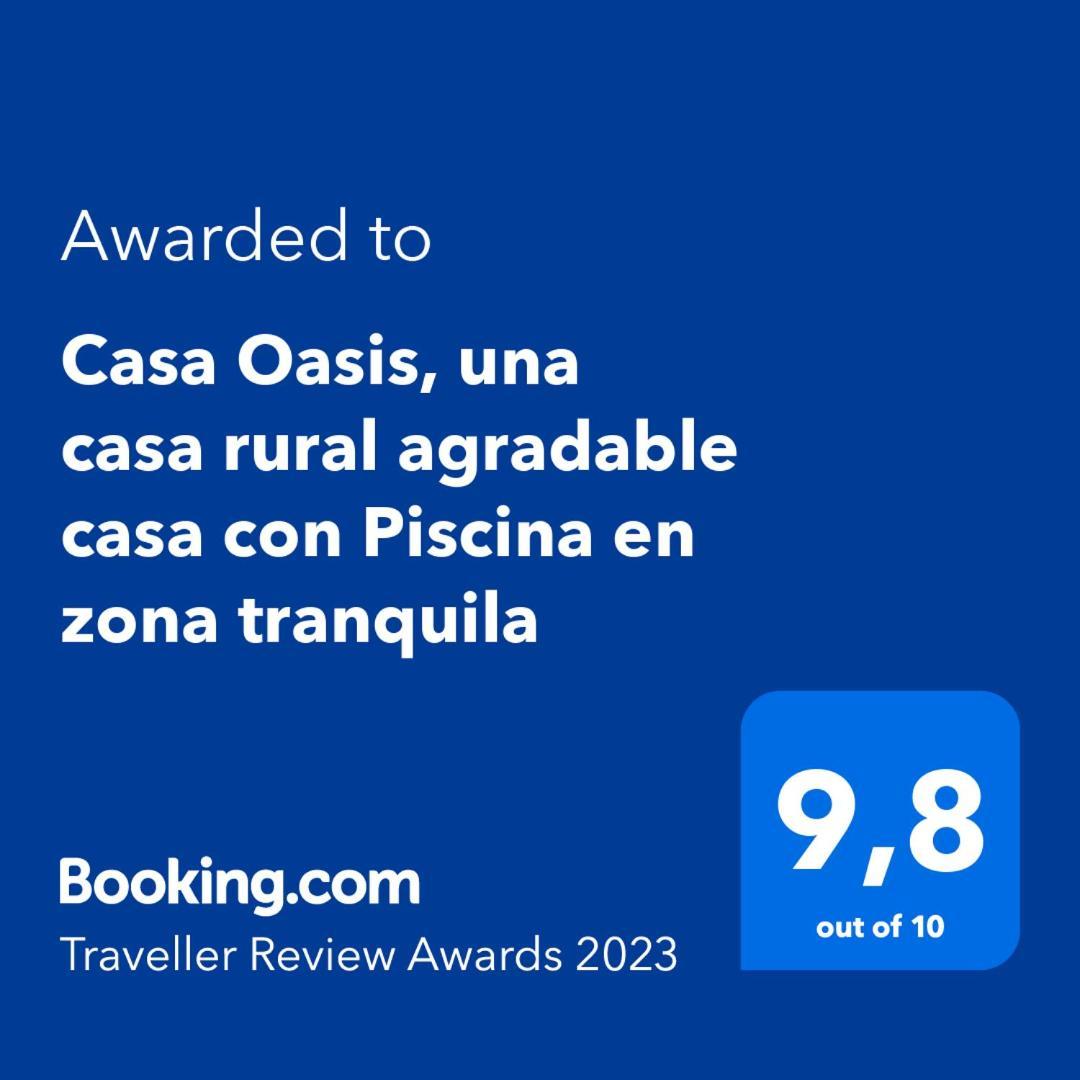 Casa Oasis Puertollano, Una Casa Rural En Puertollano, Agradable, Con Piscina En Zona Tranquila Екстер'єр фото